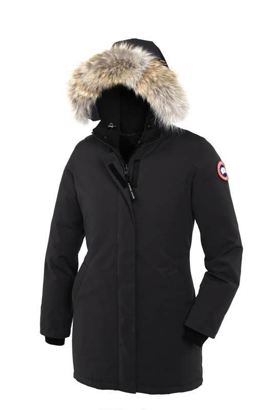 Womens Victoria Parka Canada Goose Black sale